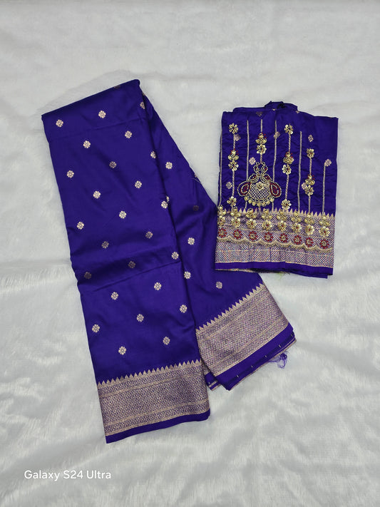 Kalanjali Paithani Saree with Ari Work Blouse