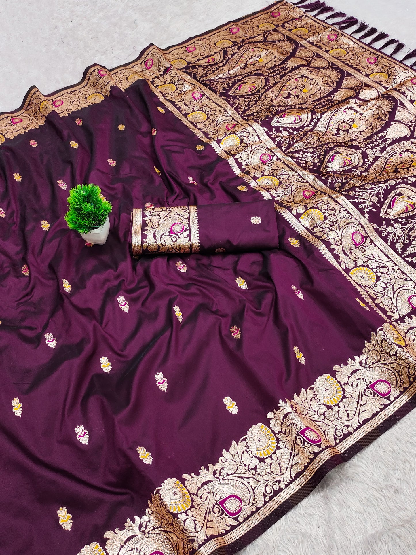 Soft Premium Banarasi silk saree