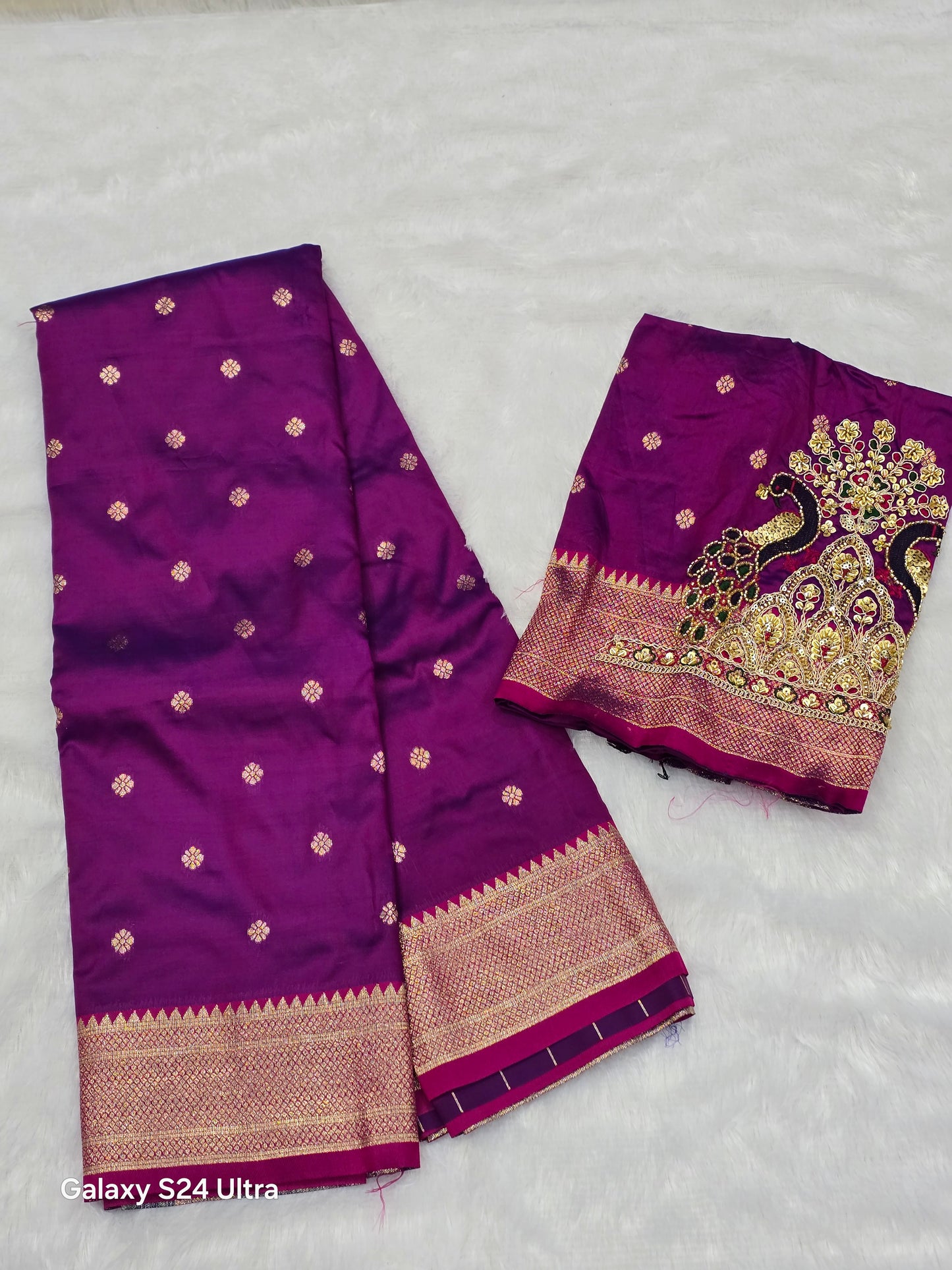 Kalanjali Paithani Saree with Ari Work Blouse