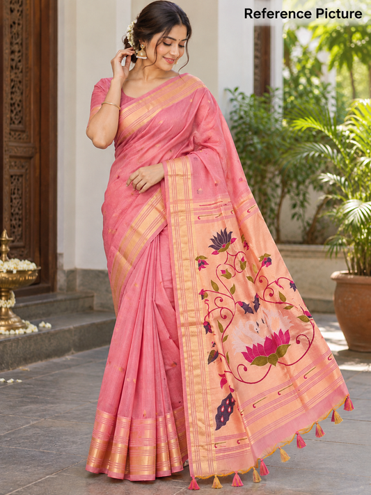 Muga cotton paithani 2