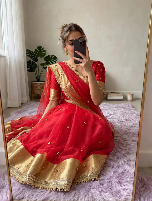 NEW LAUNCH - Ghungroo Wala Trending Saree💫