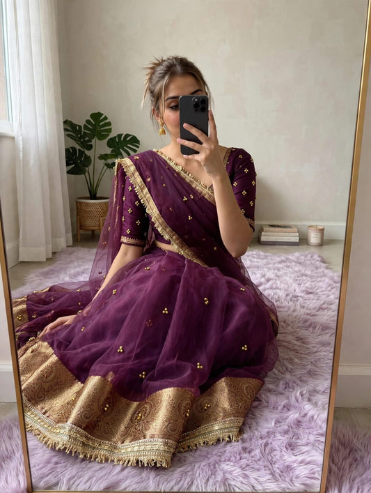 NEW LAUNCH - Ghungroo Wala Trending Saree💫