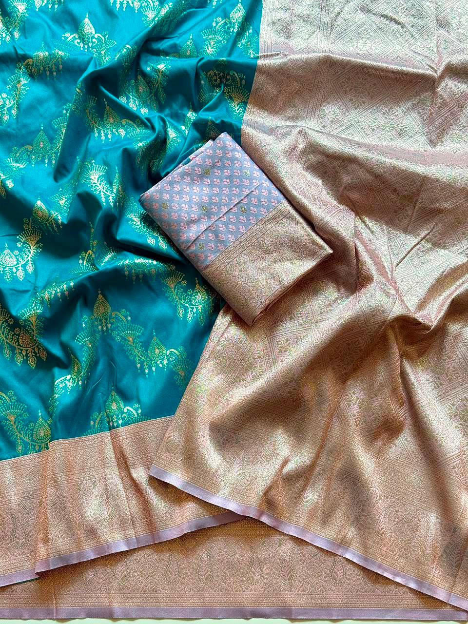 Royal Jacquard Silk Saree 👑